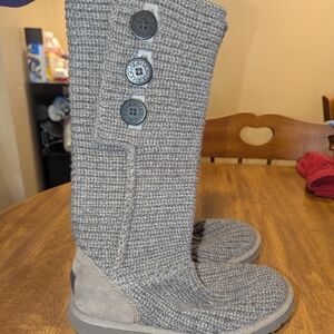 UGG Gray Over the Knee Boots